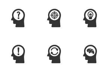 Menschliche Psychologie Icon Pack