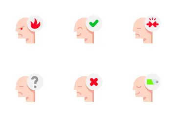 Menschlicher Verstand Symbolpack