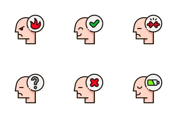 Menschlicher Verstand Symbolpack