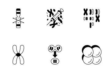 Menschliches Chromosom Symbolpack