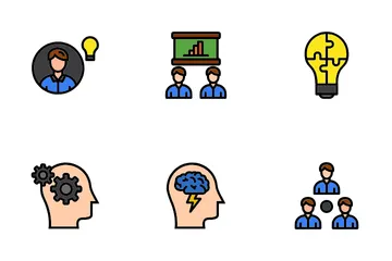 Mentoring And Training Icon Pack