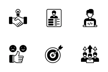 Mentoring And Training Icon Pack