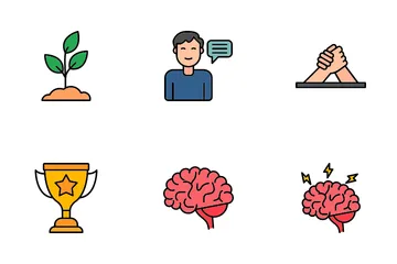 Mentoring And Training Icon Pack