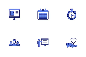 Mentoring And Training Icon Pack