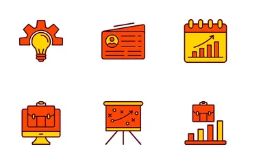 Mentoring And Training Icon Pack