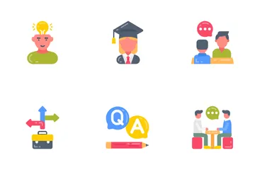 Mentoring And Training Icon Pack