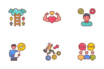 Mentoring And Training Icon Pack