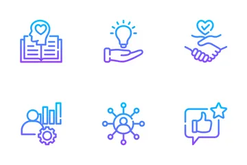 Mentoring And Training Icon Pack