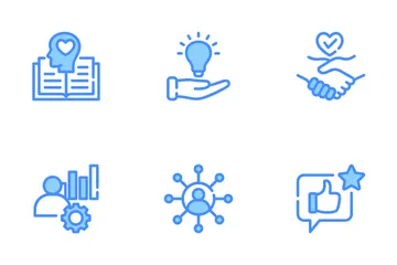 Mentoring And Training Icon Pack