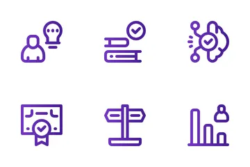 Mentoring And Training Icon Pack