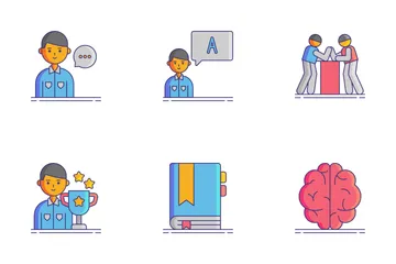 Mentoring And Training Icon Pack