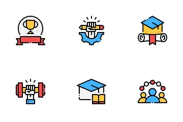 Mentoring And Training Icon Pack