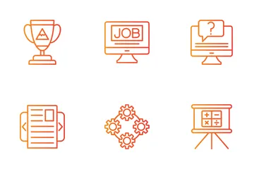 Mentoring And Training Icon Pack