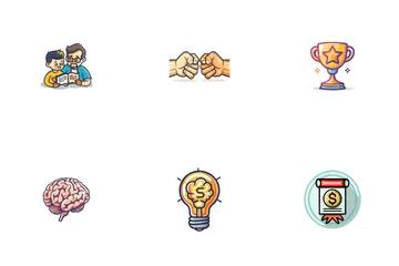 Mentoring And Training Icon Pack