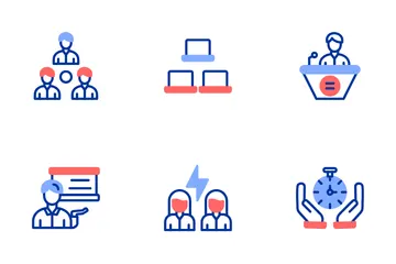 Mentoring And Training Icon Pack
