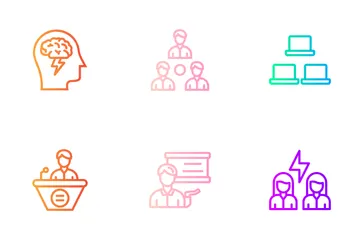 Mentoring And Training Icon Pack