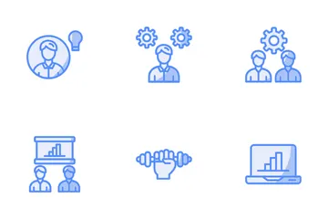 Mentoring And Training Icon Pack