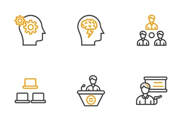 Mentoring And Training Icon Pack
