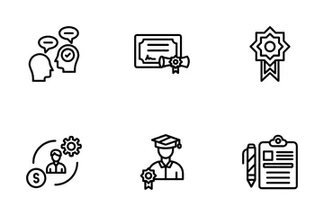 Mentoring And Training Icon Pack