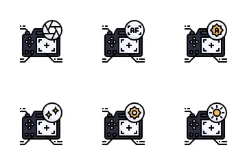 Menú de cámara Paquete de Iconos