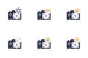 Menú de cámara Paquete de Iconos