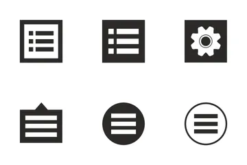 Menu Elements Icon Pack