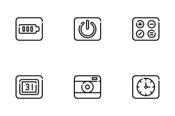 Menu Phone Icon Pack