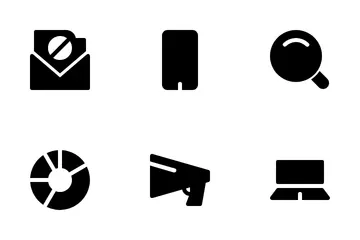 Mercadeo por Internet Paquete de Iconos