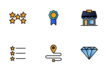 Mercado Paquete de Iconos