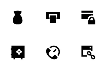 Mercato ed economia Icon Pack