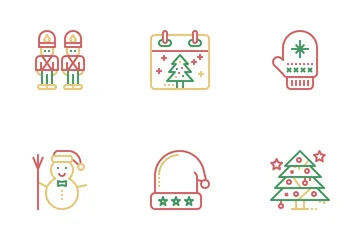 Merry Christmas Celebration Icon Pack