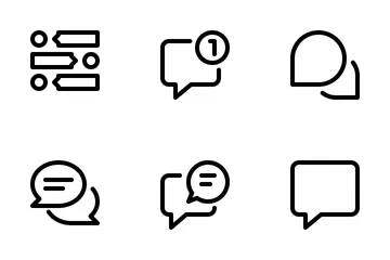 Message And Chat  Icon Pack