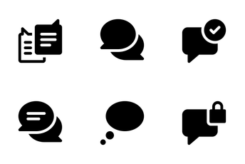 Message And Chatting  Icon Pack