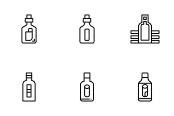 Message Bottle Icon Pack