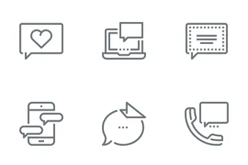 Message Bubbles Icon Pack