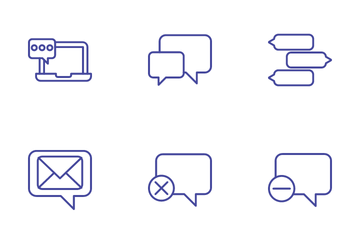Message Chat Icon Pack