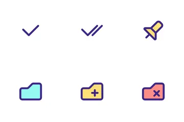 Messenger-Anwendung Symbolpack