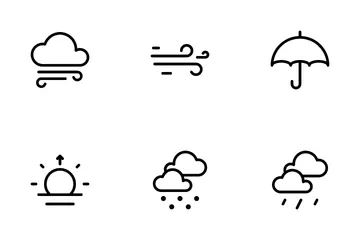 Météo 1 Pack d'Icônes