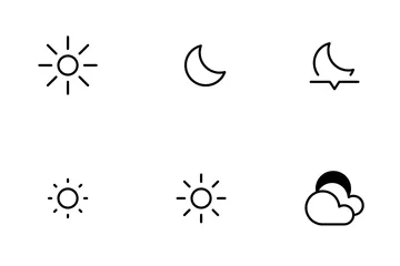 Météo à Smoothline Pack d'Icônes