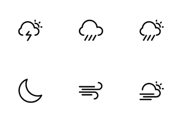 Météo à Mutuline Pack d'Icônes