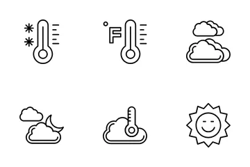 Prévisions météorologiques Pack d'Icônes