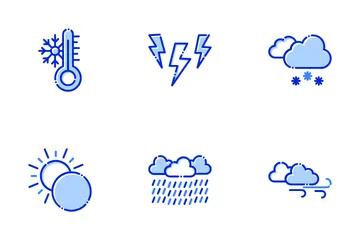 Météo et saison Pack d'Icônes