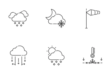 Ensemble météo - Mono Icon Pack