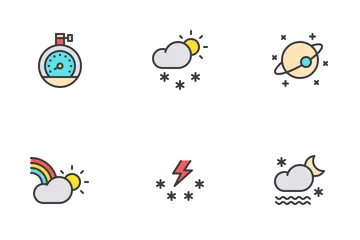 Météo Vol 01 Pack d'Icônes