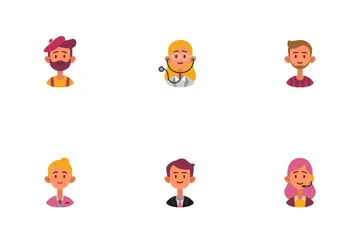 Métier d'avatar Pack d'Icônes