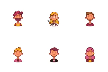 Métier d'avatar Pack d'Icônes