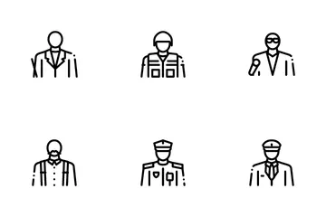 Métiers Personnes Pack d'Icônes