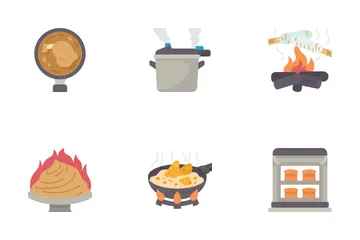 Métodos de cocina Icon Pack