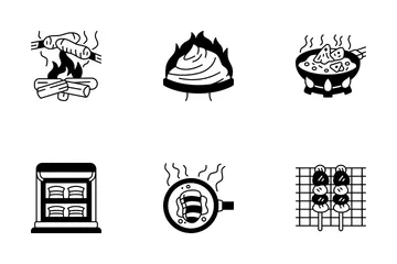 Métodos de cocina Paquete de Iconos