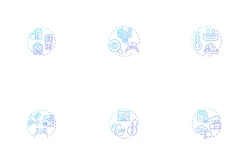 Métricas Climáticas Pacote de Ícones